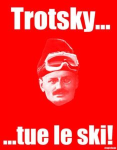 L'inconscient transformateur s'exprime dans l'écriture humoristique : Trotsky... tue le ski